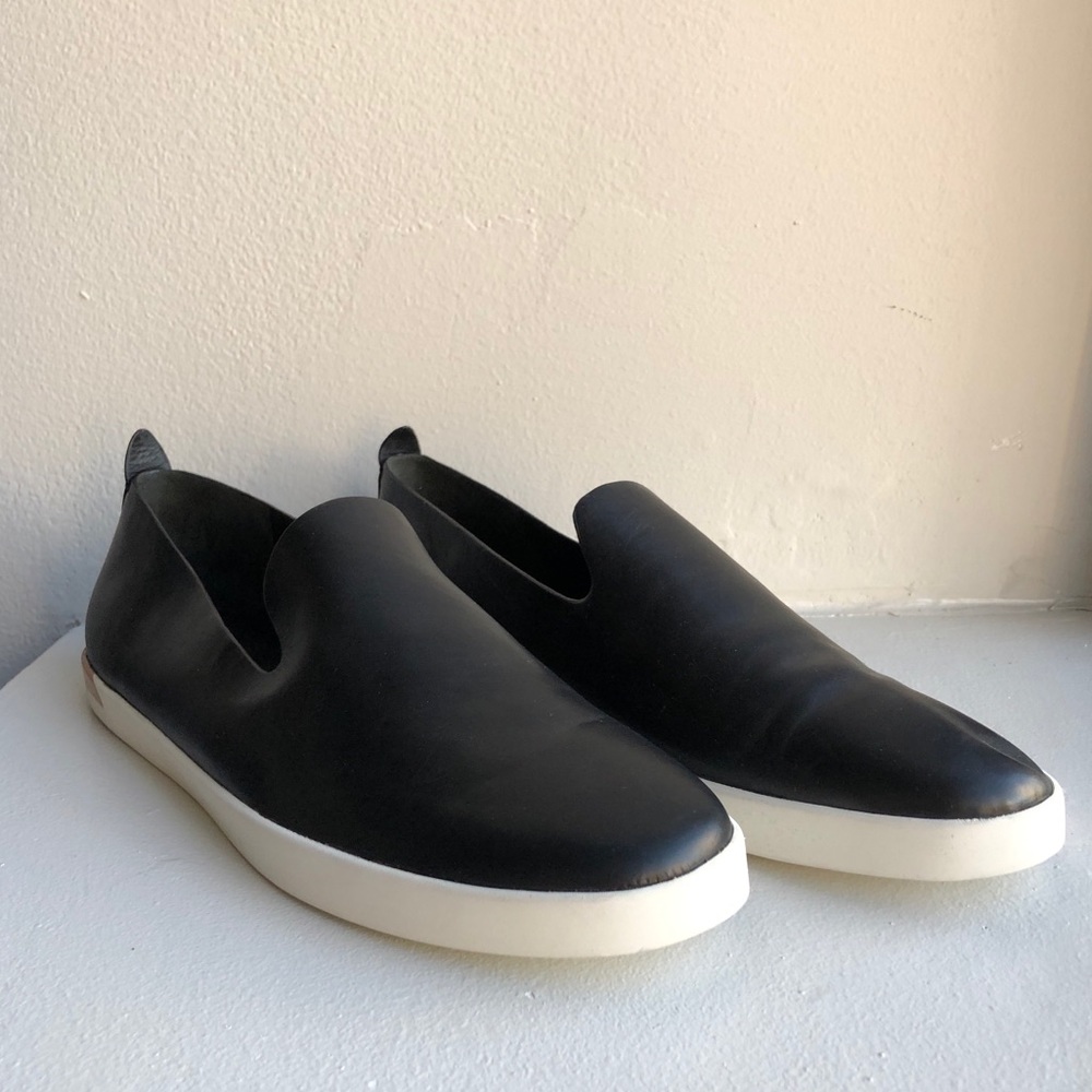 Vince Slip On Black Sneakers Size 9